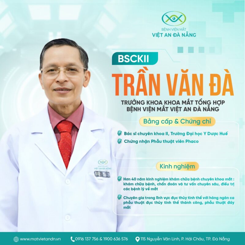 Bác sĩ Chuyên khoa II Trần Văn Đà - Đôi bàn tay vàng hơn 40 năm gìn giữ ánh sáng cho người bệnh